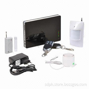 GSM Quad-band Home Security System with iOS Control, Built-in 4 Languages